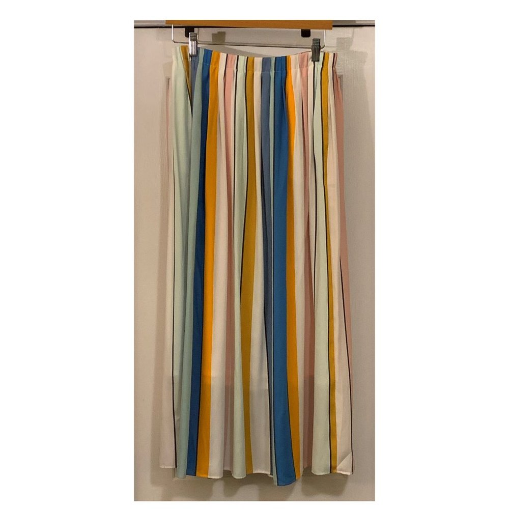 Loft Striped Skirt sz S